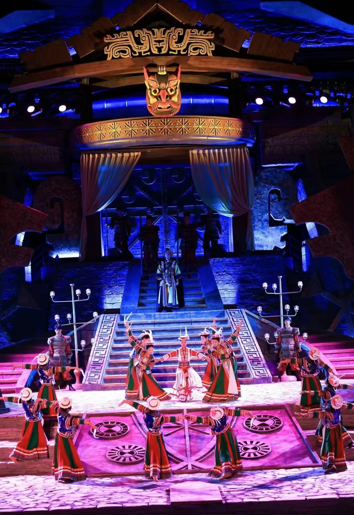 千年白馬 盛世華章 |  沉浸式演藝項目《白馬盛典》 5月1日震撼試演|甘肅隴南文縣 歐瑪燈光點亮非遺文化新視界#沉浸式體驗 #文旅燈光 #白馬盛典 #演藝燈光